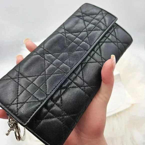Dior  Lambskin Cannage Long Wallet - Picture 5 of 16